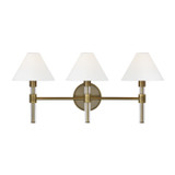 Bathroom Fixtures Three Lights by Visual Comfort Studio ( 454 | LV1043TWB Robert ) 