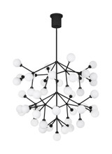 Mid. Chandeliers Glass Down by Visual Comfort Modern ( 182 | 700MRAGWB-LED927 Mara ) 