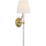 Sconces Single Candle by Visual Comfort Signature ( 268 | MF 2326SB/CWG-L Abigail ) 