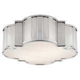 Flush Mounts Bowl Style by Visual Comfort Signature ( 268 | TOB 4131PN-WG Tilden ) 