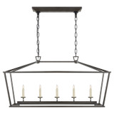 Linear/Island Open Frame by Visual Comfort Signature ( 268 | CHC 2156AI Darlana ) 