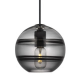 Mini Pendants Glass Down by Visual Comfort Modern ( 182 | 700TDSDNGPKB Sedona ) 