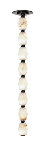 Mini Pendants Glass Down by Visual Comfort Modern ( 182 | SLPD55027ALBBZR Collier ) 