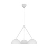 Mid. Chandeliers Metal Shade by Visual Comfort Studio ( 454 | LXC1043CPST Beaunay ) 
