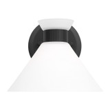 Sconces Single Glass by Visual Comfort Studio ( 454 | DJV1011MBK Belcarra ) 