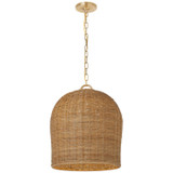 Pendants Glass Down by Visual Comfort Signature ( 268 | MF 5043SB-NTW Nancy ) 