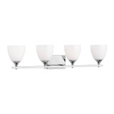 Bathroom Fixtures Four Lights by Visual Comfort Studio ( 454 | DJV1024CH Toffino ) 