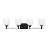 Bathroom Fixtures Four Lights by Visual Comfort Studio ( 454 | DJV1024MBK Toffino ) 