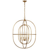 Pendants Open Frame by Visual Comfort Signature ( 268 | CHC 2225G Desmond Cage ) 