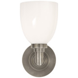 Sconces Single Glass by Visual Comfort Signature ( 268 | SL 2841AN-WG Wilton ) 