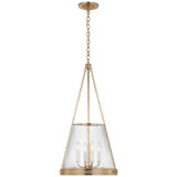 Foyer/Hall Lanterns Glass w/Frame by Visual Comfort Signature ( 268 | MF 5181SB-CG Reese ) 