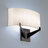 Sconces Drum Shade by W.A.C. Lighting ( 34 | WS-47116-35-BK Fitzgerald ) 