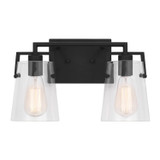 Bathroom Fixtures Two Lights by Visual Comfort Studio ( 454 | DJV1032MBK Crofton ) 