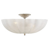 Semi-Flush Mts. Bowl Style by Visual Comfort Signature ( 268 | ARN 4001PN-WG Rosehill ) 