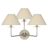 Sconces Triple Candle by Visual Comfort Signature ( 268 | NW 2070BSL-L Kelley ) 