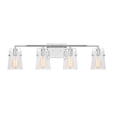 Bathroom Fixtures Four Lights by Visual Comfort Studio ( 454 | DJV1034CH Crofton ) 