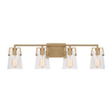 Bathroom Fixtures Four Lights by Visual Comfort Studio ( 454 | DJV1034SB Crofton ) 