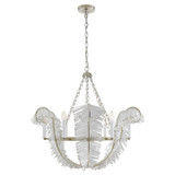 Mid. Chandeliers Glass Up by Visual Comfort Signature ( 268 | NW 5051BSL Calais ) 