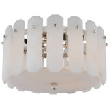 Flush Mounts Drum Shade by Visual Comfort Signature ( 268 | ARN 4124PN-ALB Bonnington ) 