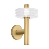 Sconces Single Glass by Visual Comfort Modern ( 182 | KWWS21027CNB Laurel ) 