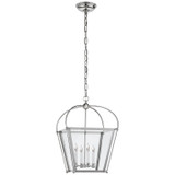 Foyer/Hall Lanterns Glass w/Frame by Visual Comfort Signature ( 268 | CHC 3438PN-CG Riverside ) 