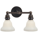 Bathroom Fixtures Two Lights by Visual Comfort Signature ( 268 | SL 2932BZ/SLEG-WG Boston ) 