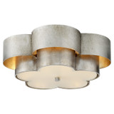 Flush Mounts Drum Shade by Visual Comfort Signature ( 268 | ARN 4307BSL-FG Arabelle ) 