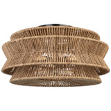 Flush Mounts Drum Shade by Visual Comfort Signature ( 268 | CHC 4017BZ/NAB Antigua ) 