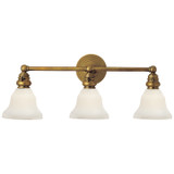 Bathroom Fixtures Three Lights by Visual Comfort Signature ( 268 | SL 2933HAB/SLEG-WG Boston ) 