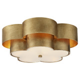 Flush Mounts Drum Shade by Visual Comfort Signature ( 268 | ARN 4307G-FG Arabelle ) 