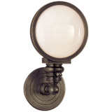 Sconces Single Glass by Visual Comfort Signature ( 268 | SL 2935BZ-WG Boston ) 