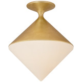 Flush Mounts Metal Shade by Visual Comfort Signature ( 268 | ARN 4355G-WG Sarnen ) 