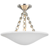 Semi-Flush Mts. Bowl Style by Visual Comfort Signature ( 268 | ARN 4425PN-PW Mollino ) 