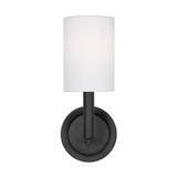 Sconces Single Candle by Visual Comfort Studio ( 454 | DJW1051MBK Egmont ) 