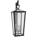 Exterior Wall Mount by Visual Comfort Signature ( 268 | CHO 2790BZ-CG Darlana Outdoor ) 