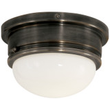 Flush Mounts Bowl Style by Visual Comfort Signature ( 268 | SL 4001BZ-WG Marine ) 