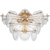 Semi-Flush Mts. Multi-port/Cluster by Visual Comfort Signature ( 268 | ARN 4451G-CSG Loire ) 
