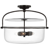 Semi-Flush Mts. Bowl Style by Visual Comfort Signature ( 268 | CHC 4270AI-CG Lorford ) 