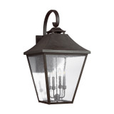 Exterior Wall Mount by Visual Comfort Studio ( 454 | OL14405SBL Galena ) 