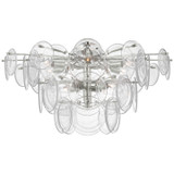 Semi-Flush Mts. Multi-port/Cluster by Visual Comfort Signature ( 268 | ARN 4453PN-CSG Loire ) 