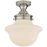 Semi-Flush Mts. Bowl Style by Visual Comfort Signature ( 268 | SL 4121PN-WG Edmond ) 