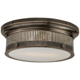 Flush Mounts Drum Shade by Visual Comfort Signature ( 268 | CHC 4391BZ-WG Alderly ) 