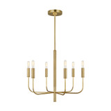 Mid. Chandeliers Candle by Visual Comfort Studio ( 454 | EC1006BBS Brianna ) 