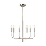 Mid. Chandeliers Candle by Visual Comfort Studio ( 454 | EC1006PN Brianna ) 