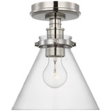 Flush Mounts Glass Down by Visual Comfort Signature ( 268 | CHC 4525PN-CG Parkington ) 