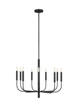 Mid. Chandeliers Candle by Visual Comfort Studio ( 454 | EC1009AI Brianna ) 