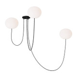 Mid. Chandeliers Glass Up by Visual Comfort Modern ( 182 | PBCH36327OPB Helium ) 