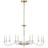 Large Chandeliers Candle by Visual Comfort Signature ( 268 | PCD 5021CG/HAB Brigitte ) 
