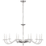 Large Chandeliers Candle by Visual Comfort Signature ( 268 | PCD 5021CG/PN Brigitte ) 