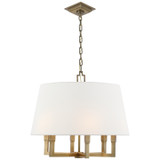 Pendants Fabric Shade by Visual Comfort Signature ( 268 | SL 5820HAB-L Square Tube ) 